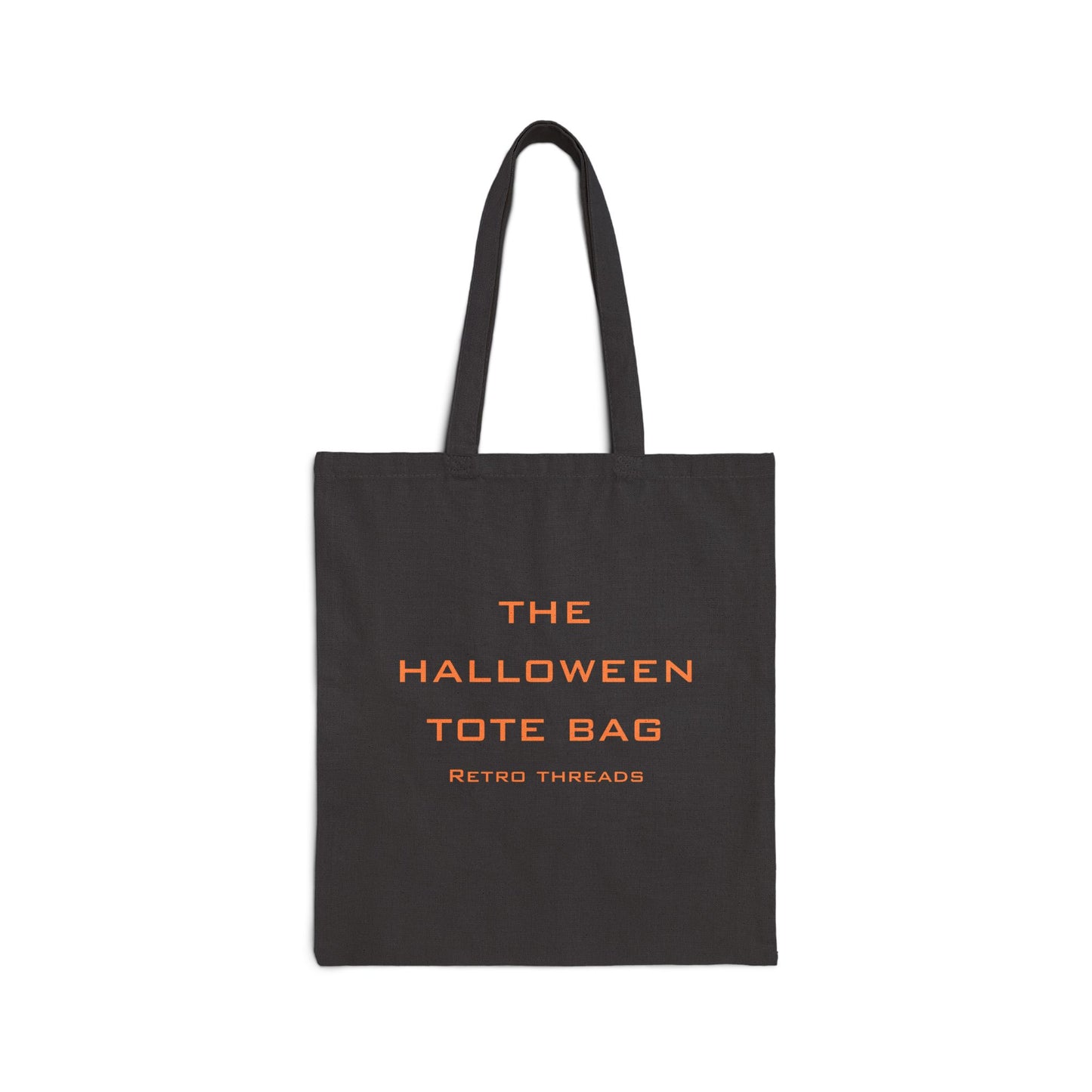 Halloween Cotton Canvas Tote Bag, Eco-Friendly Shopping Bag, Trick-or-Treat Tote, Seasonal Gift, Halloween Party Accessory