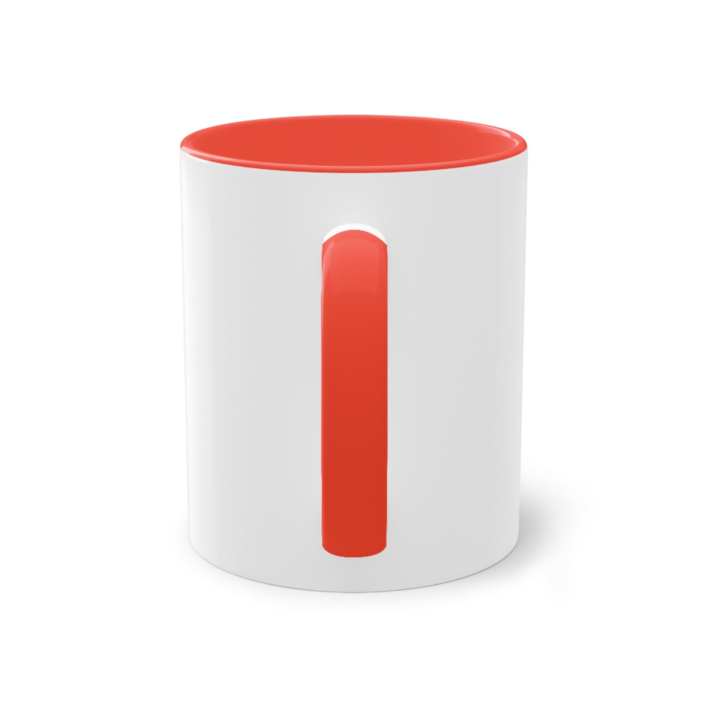 Horror-Themed Two-Tone Coffee Mug, Living for the Horror, Halloween Gift, Unique Coffee Cup, Horror Lover's Mug, Spooky Drinkware
