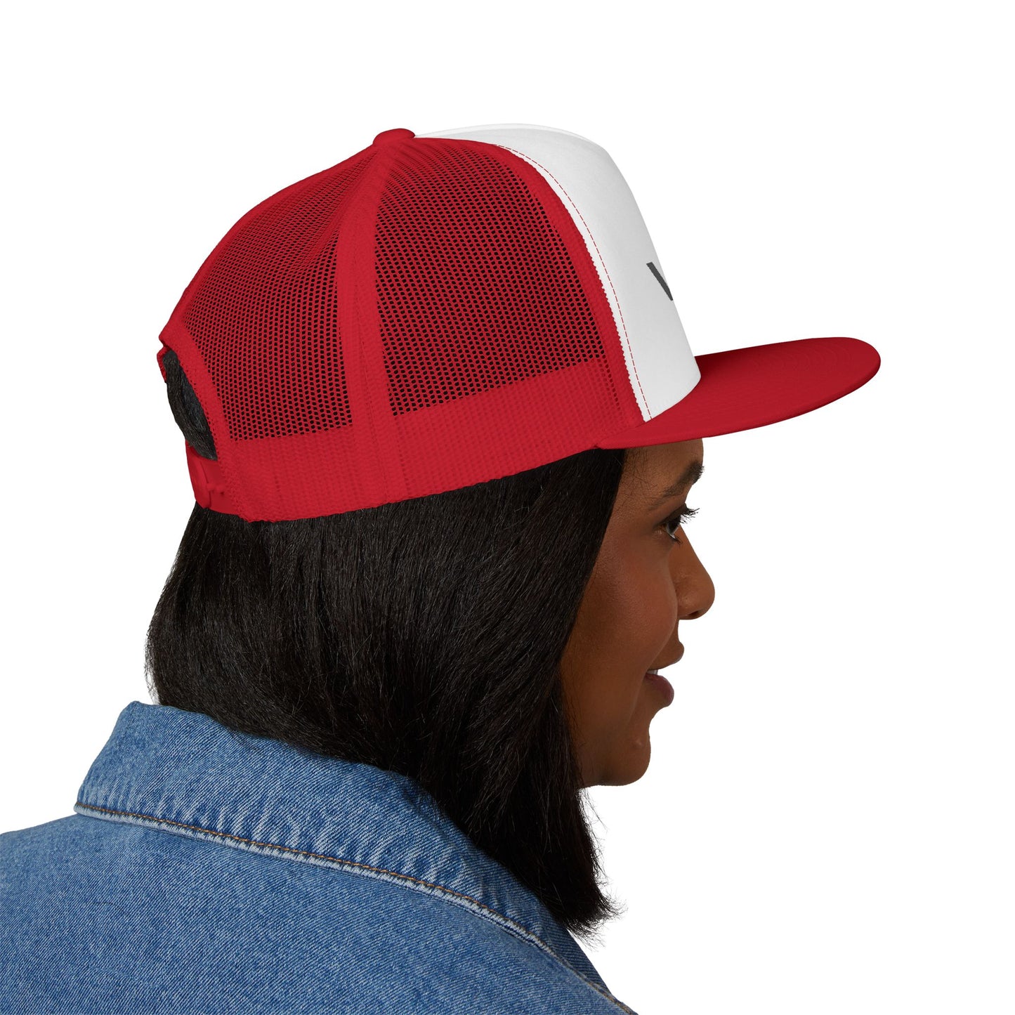 Custom Embroidered 5 Panel Trucker Cap – Trendy Headwear for Men & Women, Perfect Gift for Holidays & Outdoor Events