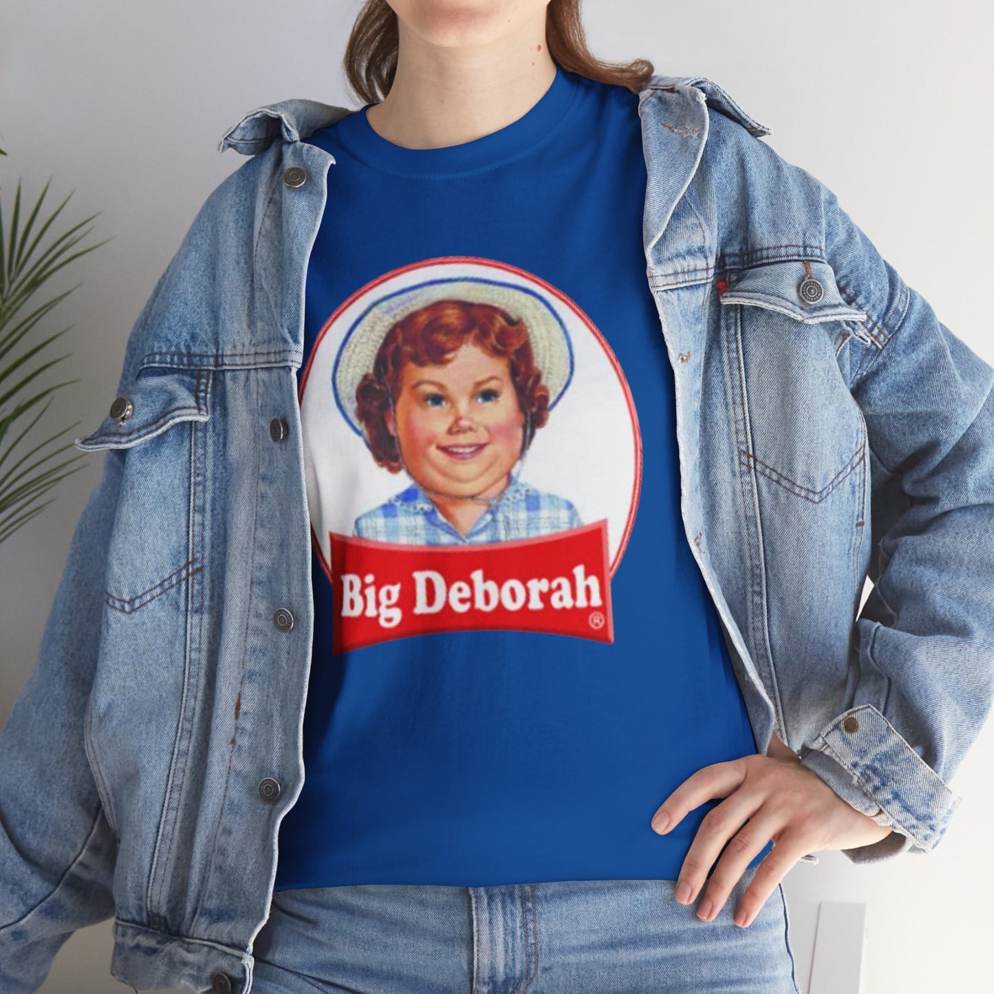 Big Deborah Graphic Tee, Fun Unisex Cotton T-Shirt, Vintage Style Apparel, Gift for Friends, Retro Fashion Must-Have