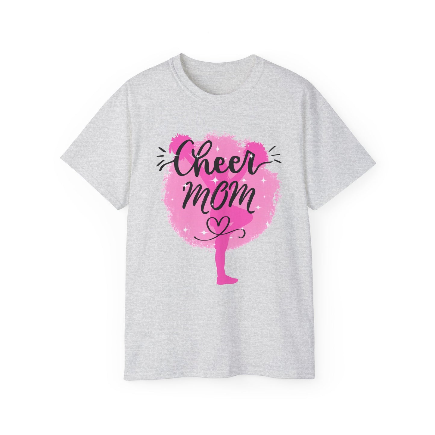 Cheer Mom Ultra Cotton Tee, Cheerleader Gift, Mother's Day Shirt, Sports Apparel, Appreciation Gift, Unisex T-Shirt