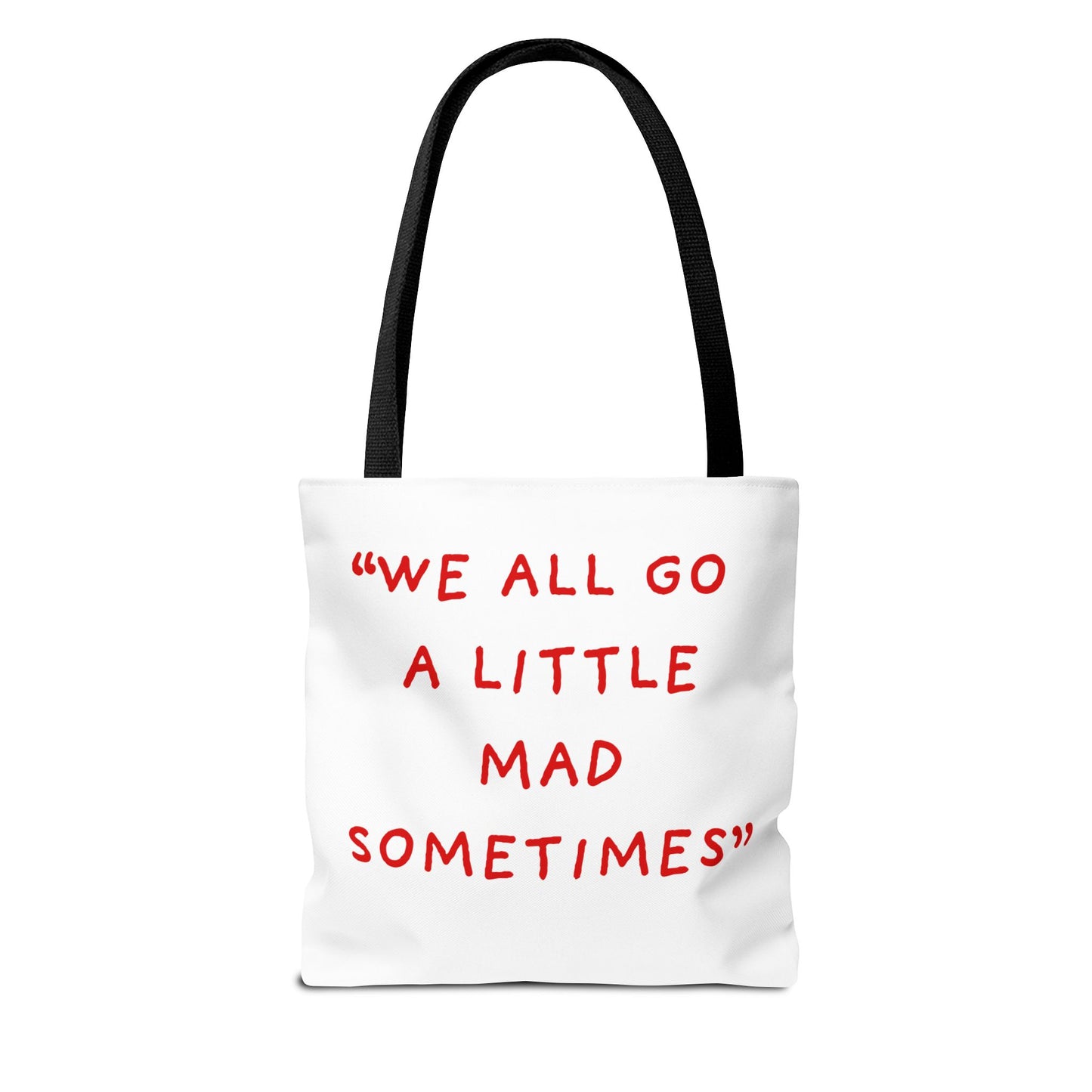 Psycho Inspired Tote Bag, Quirky Shopping Bag, Movie Lover Gift, Unique Art Tote, Statement Bag, AOP Design