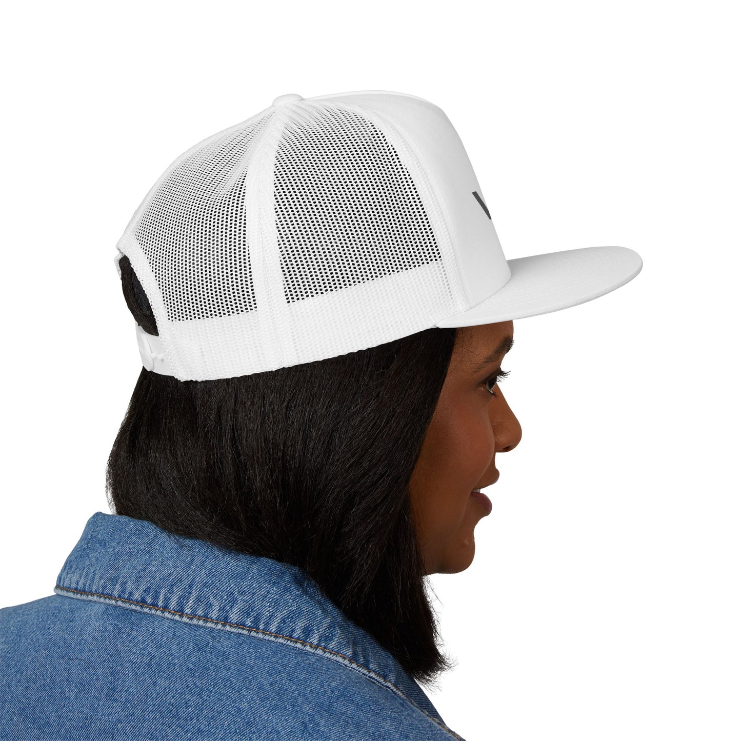 Custom Embroidered 5 Panel Trucker Cap – Trendy Headwear for Men & Women, Perfect Gift for Holidays & Outdoor Events