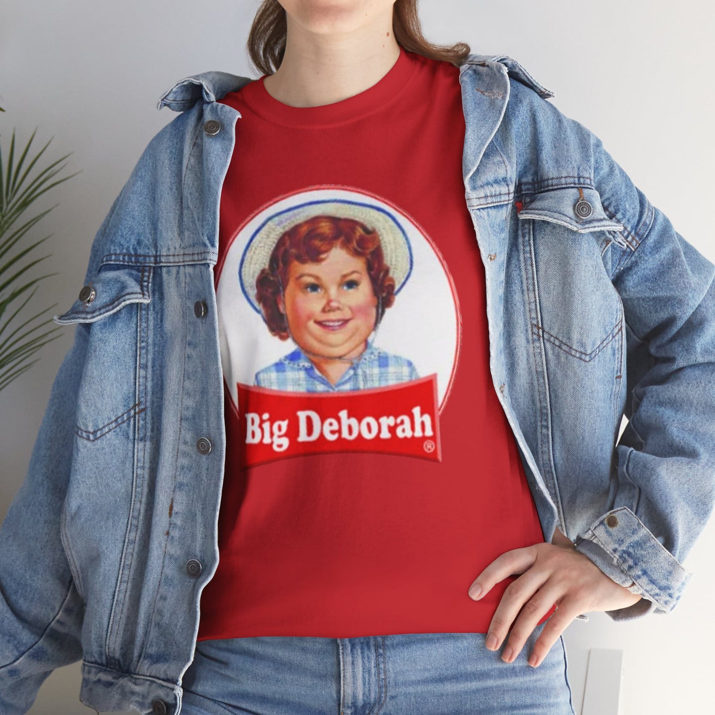 Big Deborah Graphic Tee, Fun Unisex Cotton T-Shirt, Vintage Style Apparel, Gift for Friends, Retro Fashion Must-Have
