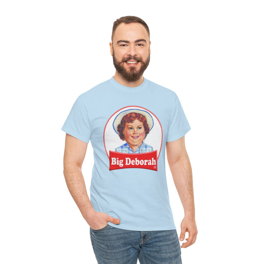 Big Deborah Graphic Tee, Fun Unisex Cotton T-Shirt, Vintage Style Apparel, Gift for Friends, Retro Fashion Must-Have