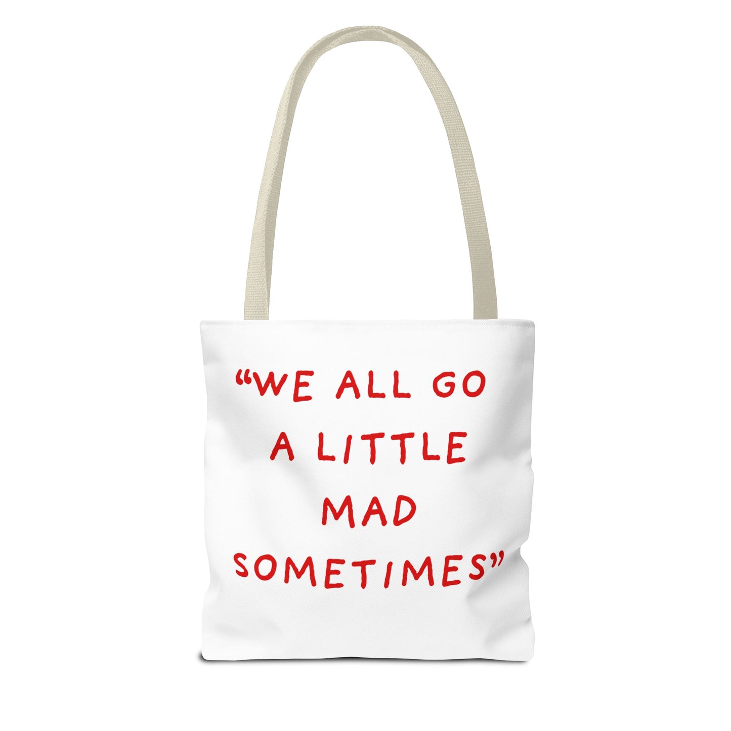 Psycho Inspired Tote Bag, Quirky Shopping Bag, Movie Lover Gift, Unique Art Tote, Statement Bag, AOP Design