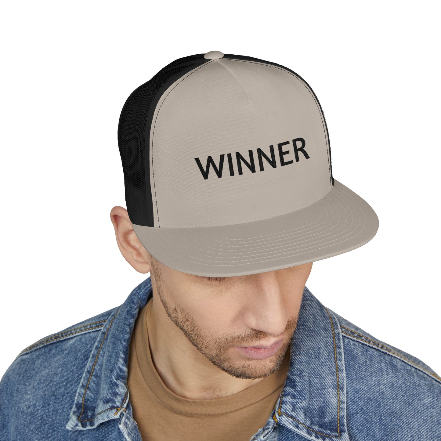 Custom Embroidered 5 Panel Trucker Cap – Trendy Headwear for Men & Women, Perfect Gift for Holidays & Outdoor Events
