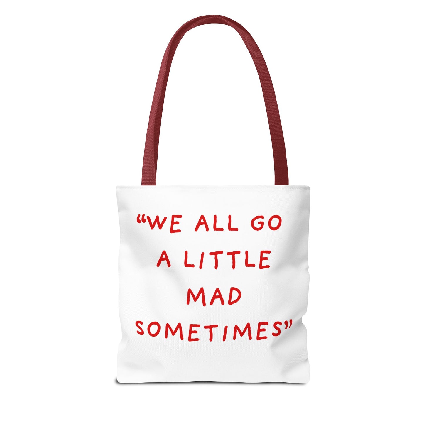 Psycho Inspired Tote Bag, Quirky Shopping Bag, Movie Lover Gift, Unique Art Tote, Statement Bag, AOP Design