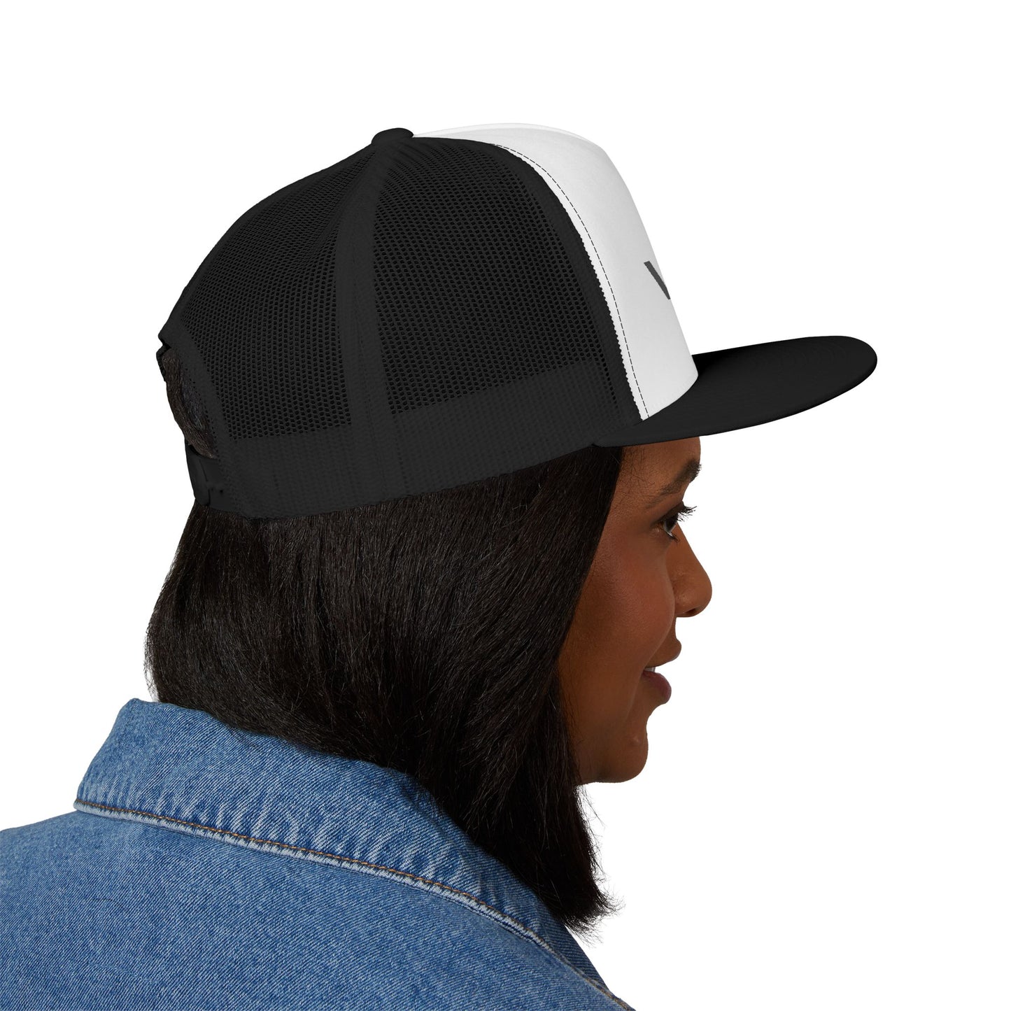 Custom Embroidered 5 Panel Trucker Cap – Trendy Headwear for Men & Women, Perfect Gift for Holidays & Outdoor Events
