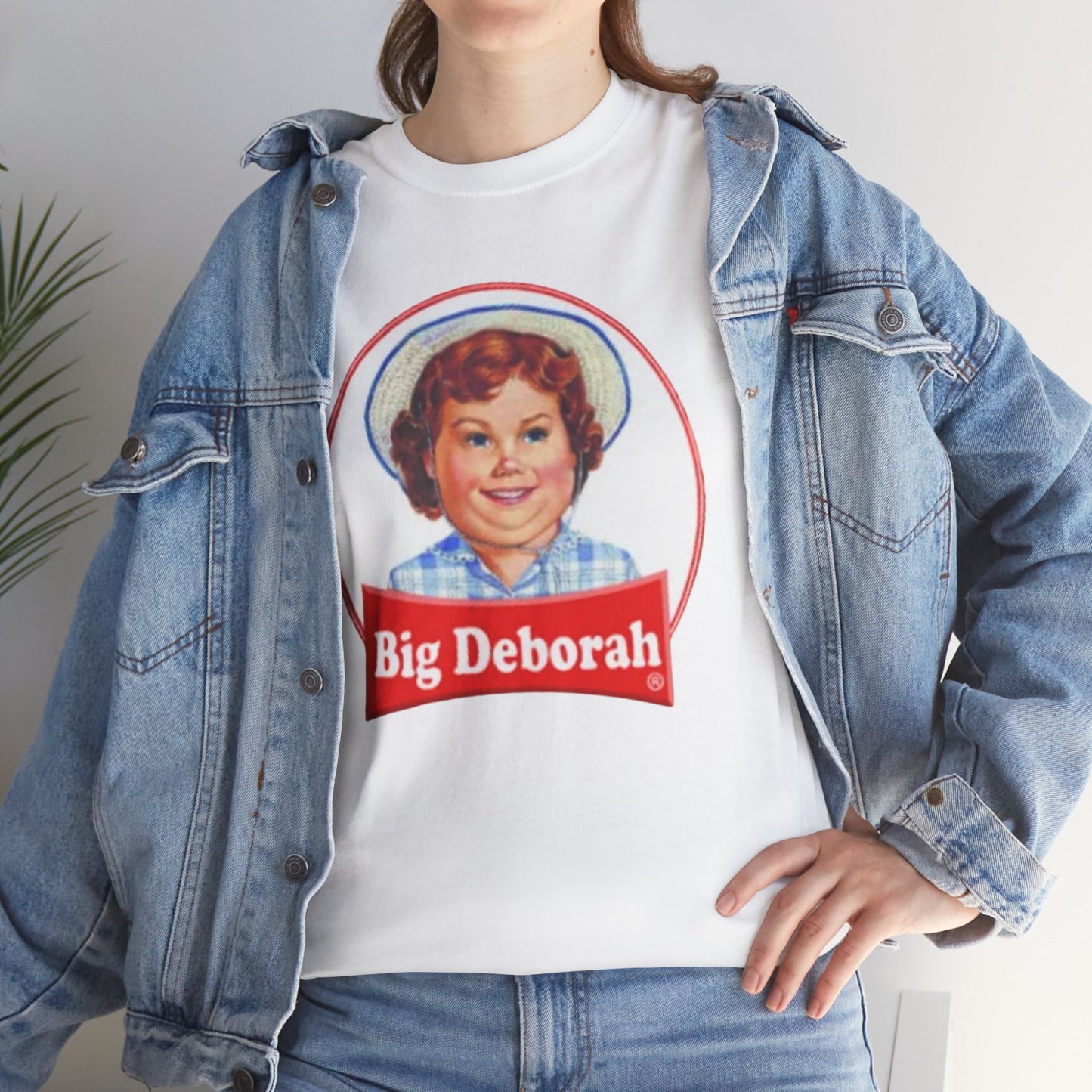 Big Deborah Graphic Tee, Fun Unisex Cotton T-Shirt, Vintage Style Apparel, Gift for Friends, Retro Fashion Must-Have