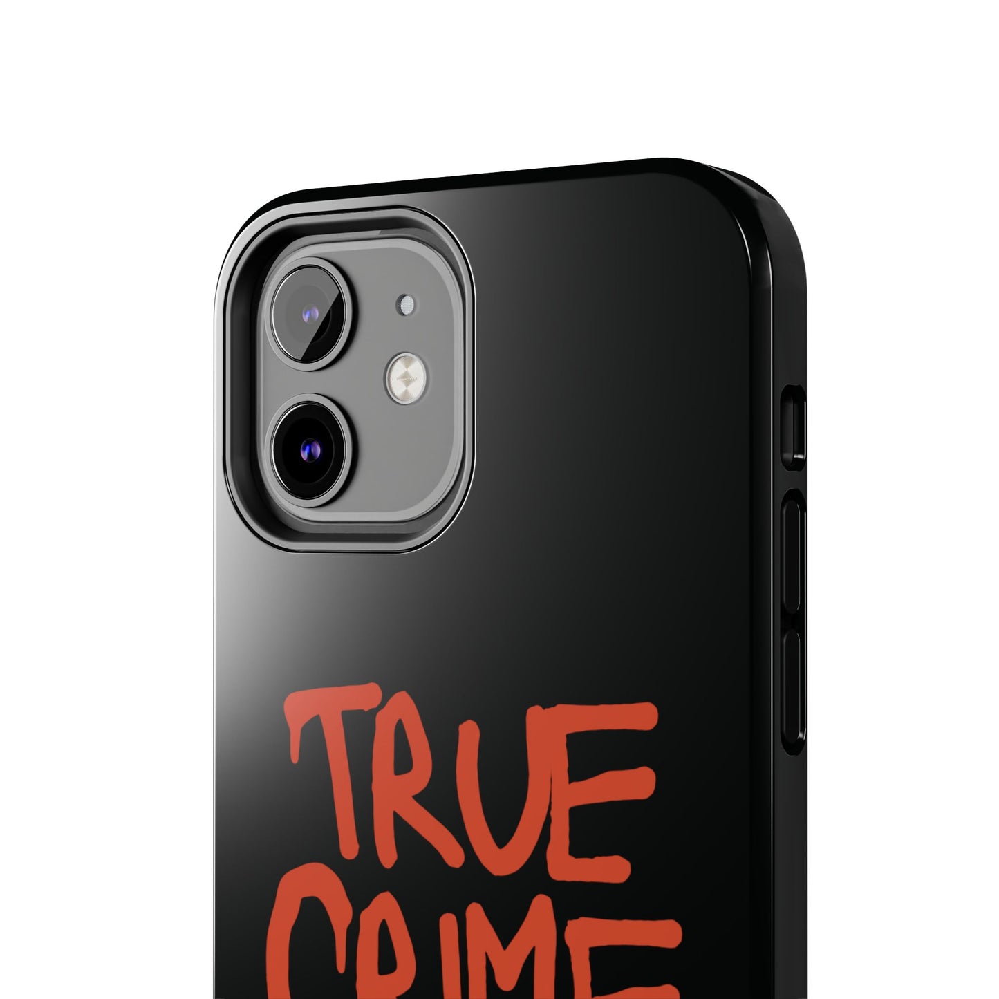 True Crime Tough Phone Cases, Durable Cases for Crime Lovers, Gift for True Crime Fans, Black Phone Accessories, Crime Theme Tech Gear