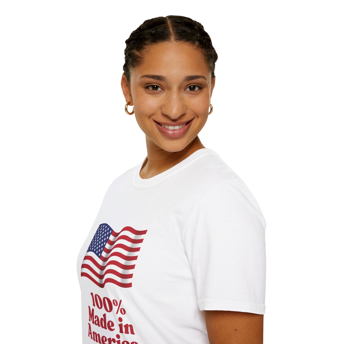 Made in America Unisex Softstyle T-Shirt | Patriotic Tee, USA Flag Shirt, Gift for Veterans, Fourth of July Celebration, American [...]