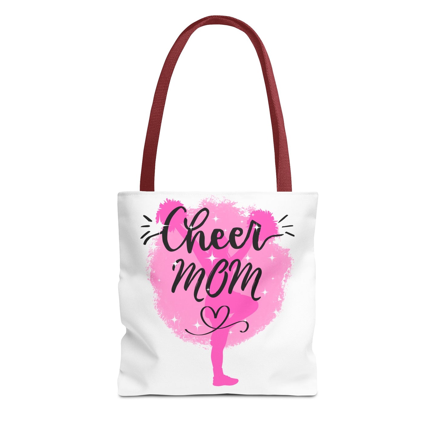 Cheer Mom Tote Bag, Cheerleading Gift, Athletic Tote, Stylish Mom Bag, Personalized Sporty Tote