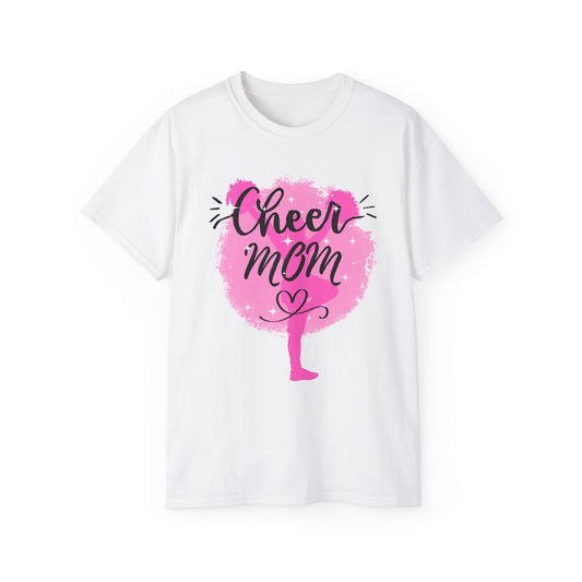 Cheer Mom Ultra Cotton Tee, Cheerleader Gift, Mother's Day Shirt, Sports Apparel, Appreciation Gift, Unisex T-Shirt