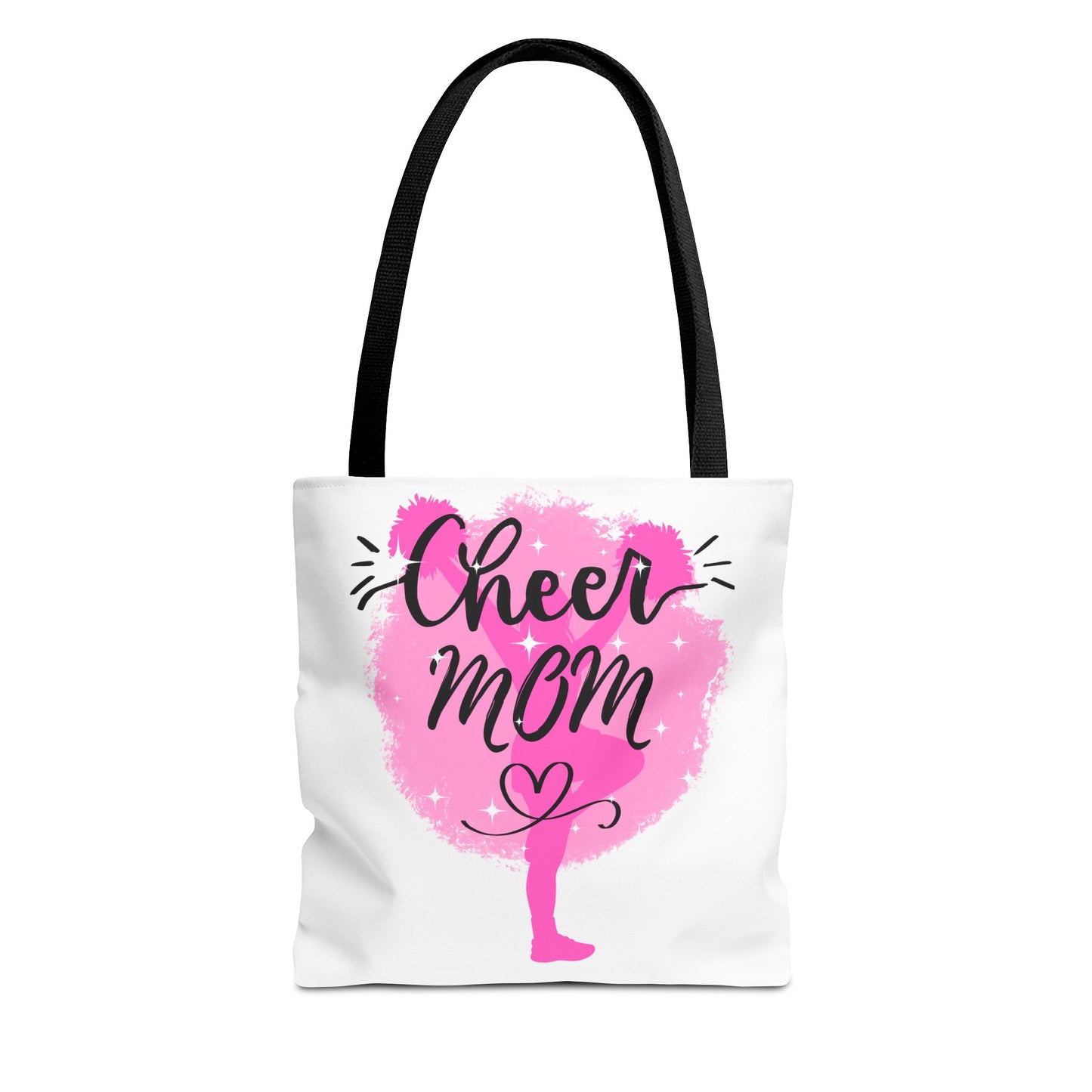 Cheer Mom Tote Bag, Cheerleading Gift, Athletic Tote, Stylish Mom Bag, Personalized Sporty Tote
