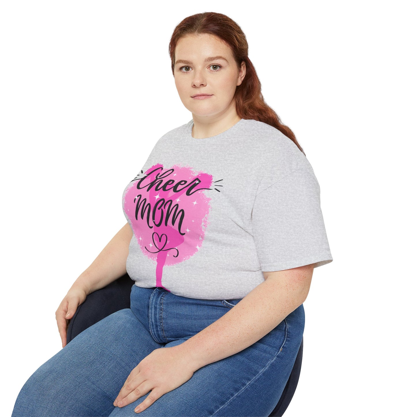 Cheer Mom Ultra Cotton Tee, Cheerleader Gift, Mother's Day Shirt, Sports Apparel, Appreciation Gift, Unisex T-Shirt