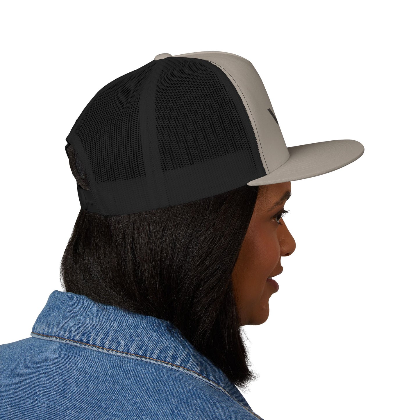 Custom Embroidered 5 Panel Trucker Cap – Trendy Headwear for Men & Women, Perfect Gift for Holidays & Outdoor Events