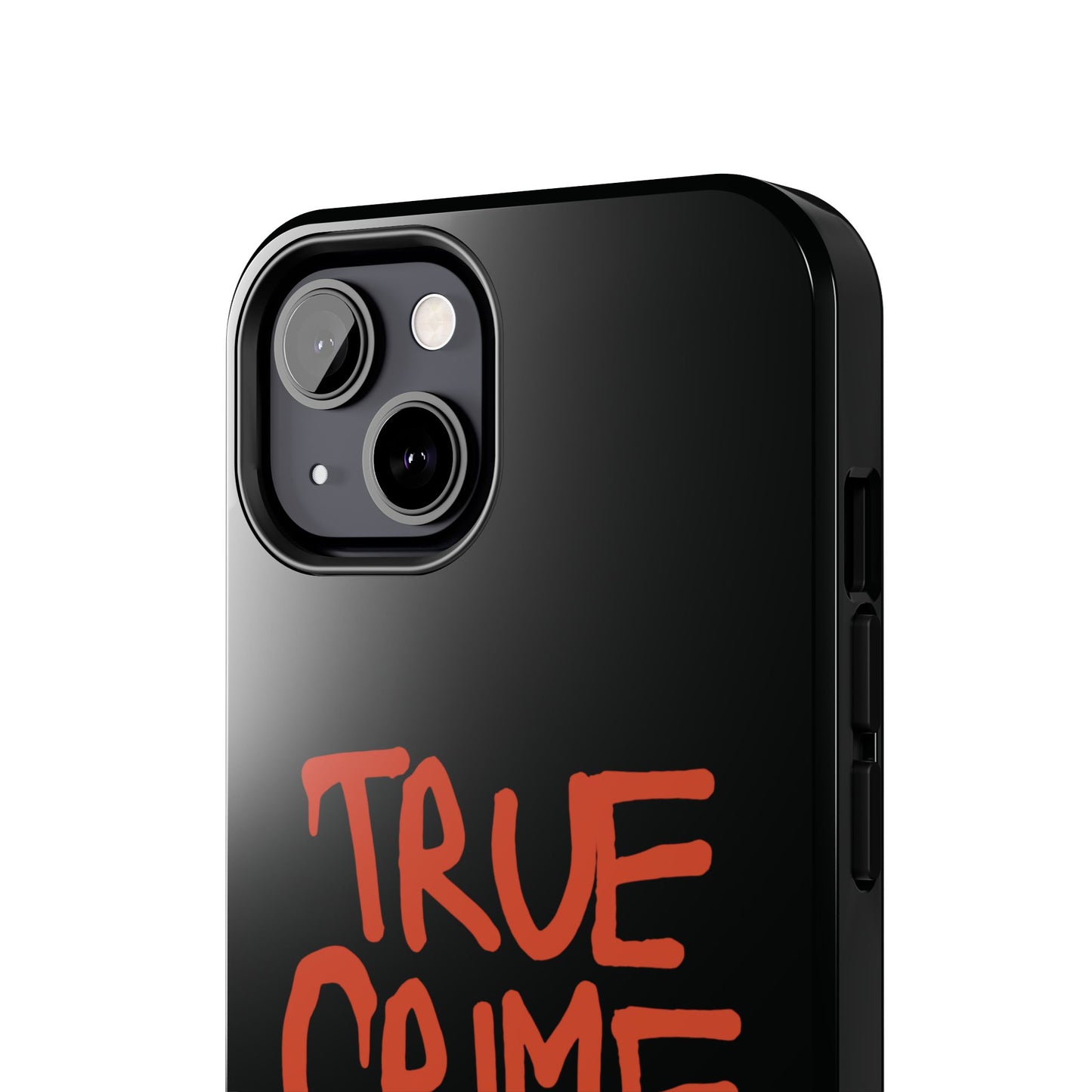 True Crime Tough Phone Cases, Durable Cases for Crime Lovers, Gift for True Crime Fans, Black Phone Accessories, Crime Theme Tech Gear