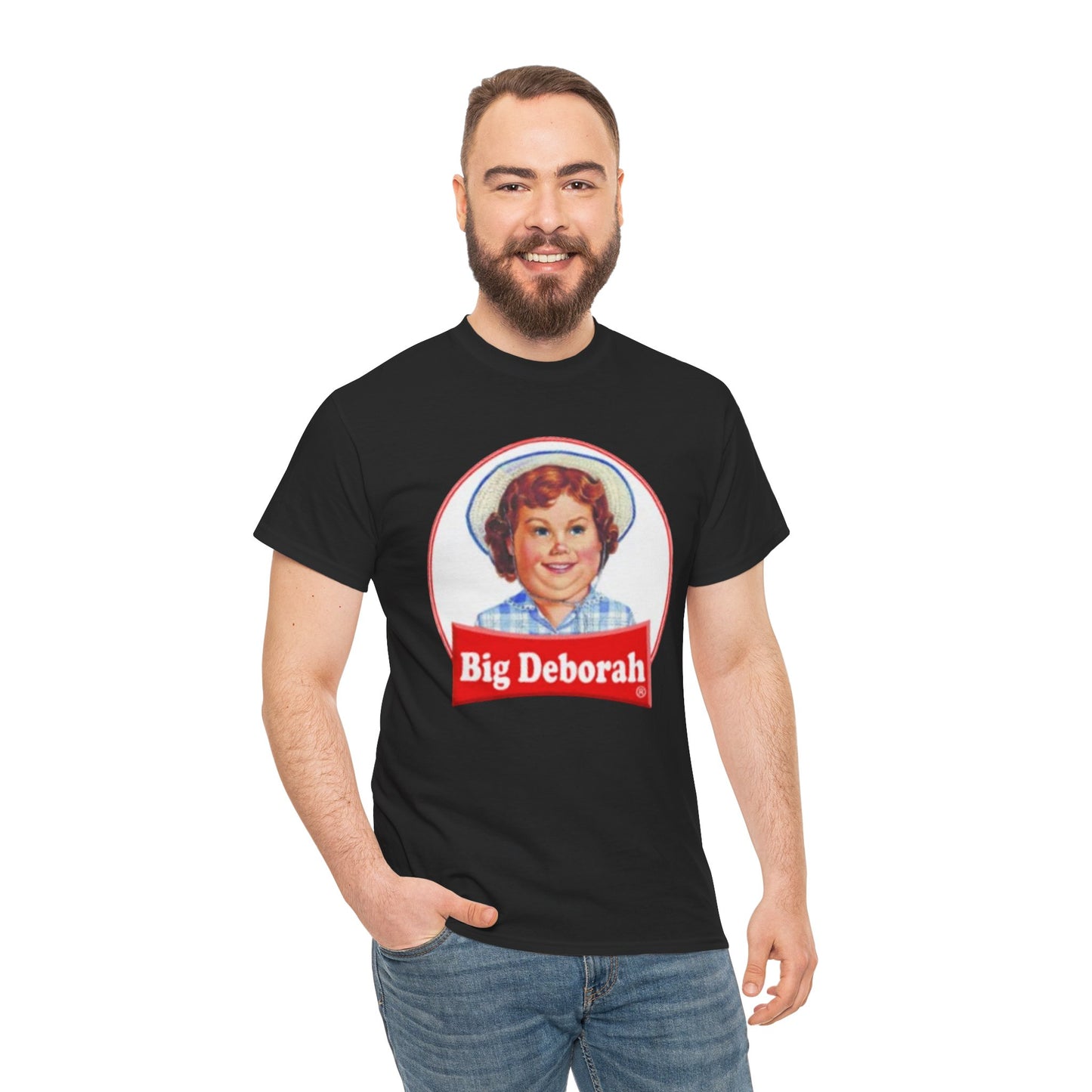 Big Deborah Graphic Tee, Fun Unisex Cotton T-Shirt, Vintage Style Apparel, Gift for Friends, Retro Fashion Must-Have