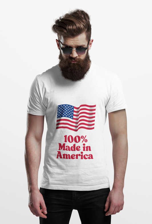 Made in America Unisex Softstyle T-Shirt | Patriotic Tee, USA Flag Shirt, Gift for Veterans, Fourth of July Celebration, American [...]