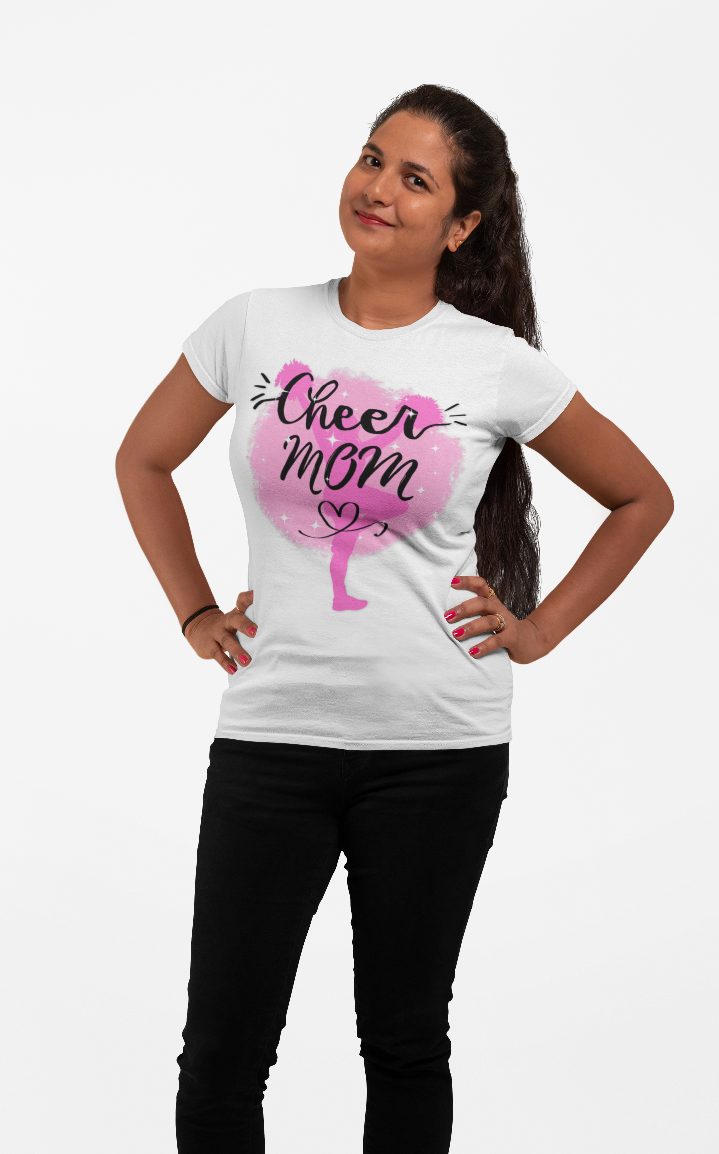 Cheer Mom Ultra Cotton Tee, Cheerleader Gift, Mother's Day Shirt, Sports Apparel, Appreciation Gift, Unisex T-Shirt