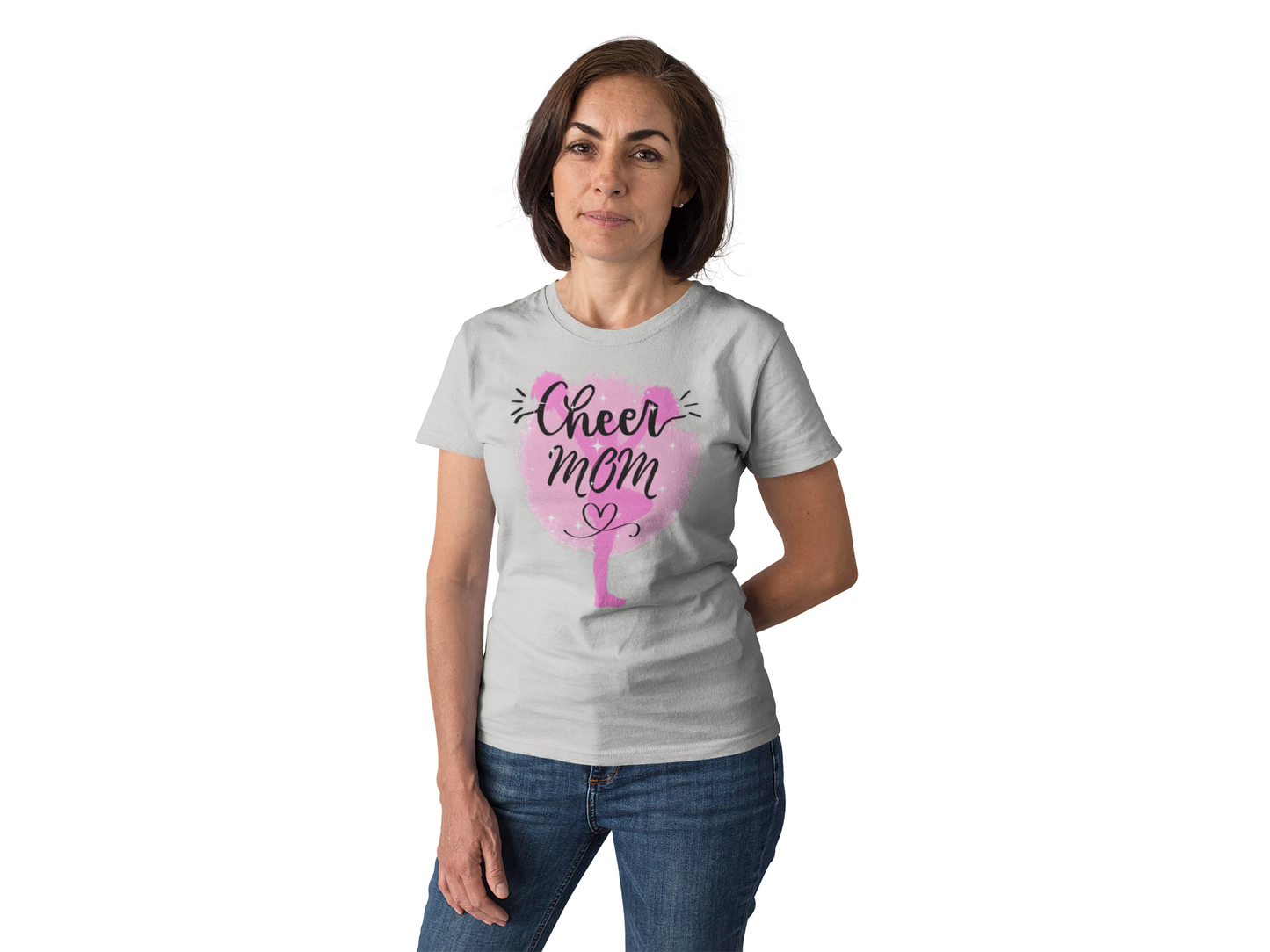 Cheer Mom Ultra Cotton Tee, Cheerleader Gift, Mother's Day Shirt, Sports Apparel, Appreciation Gift, Unisex T-Shirt