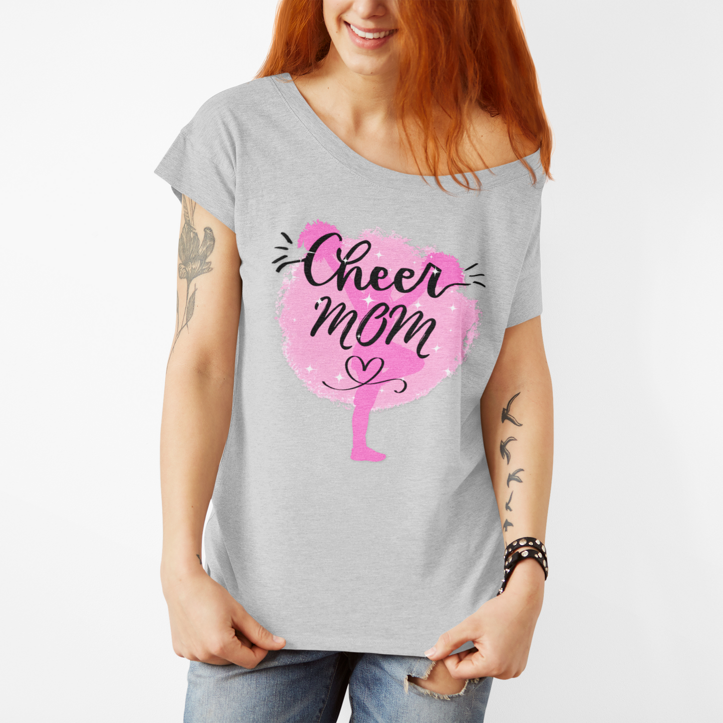 Cheer Mom Ultra Cotton Tee, Cheerleader Gift, Mother's Day Shirt, Sports Apparel, Appreciation Gift, Unisex T-Shirt