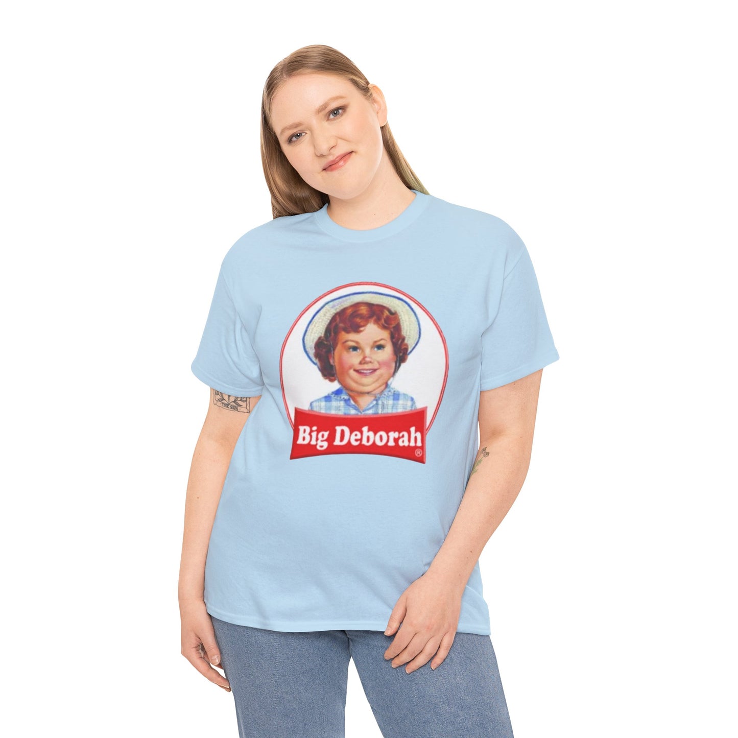 Big Deborah Graphic Tee, Fun Unisex Cotton T-Shirt, Vintage Style Apparel, Gift for Friends, Retro Fashion Must-Have