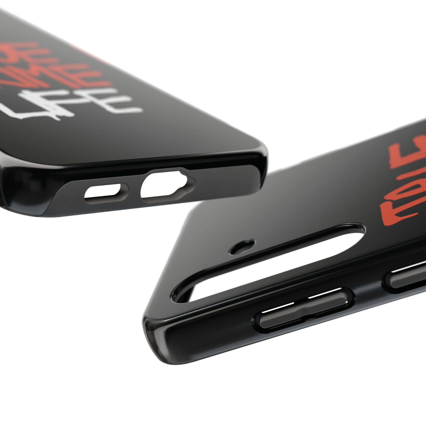 True Crime Tough Phone Cases, Durable Cases for Crime Lovers, Gift for True Crime Fans, Black Phone Accessories, Crime Theme Tech Gear
