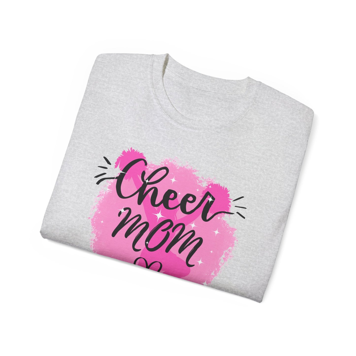 Cheer Mom Ultra Cotton Tee, Cheerleader Gift, Mother's Day Shirt, Sports Apparel, Appreciation Gift, Unisex T-Shirt