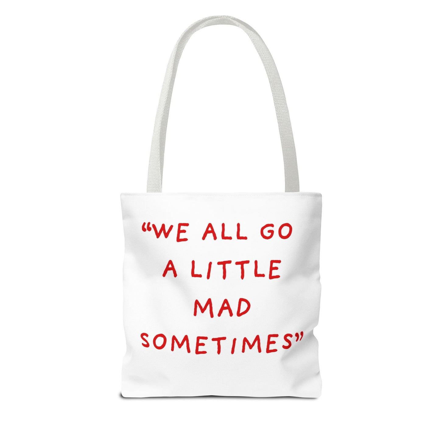 Psycho Inspired Tote Bag, Quirky Shopping Bag, Movie Lover Gift, Unique Art Tote, Statement Bag, AOP Design