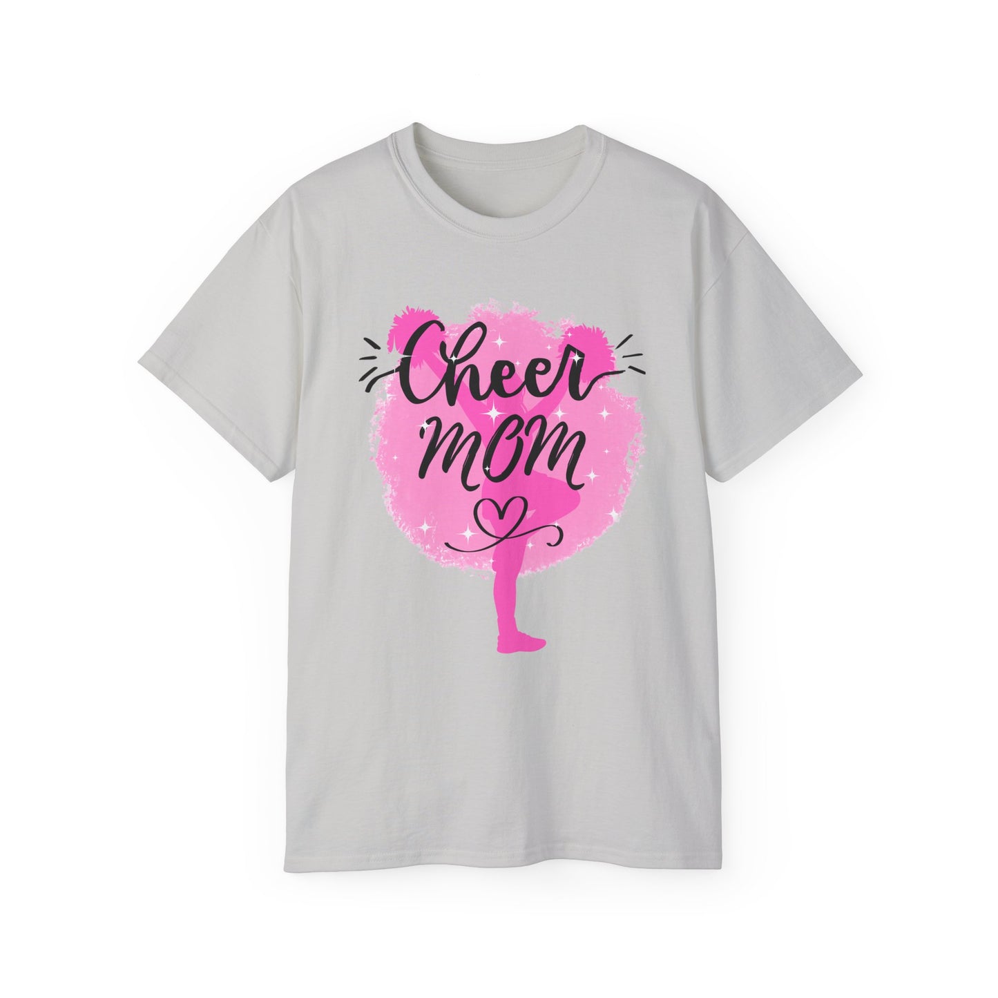 Cheer Mom Ultra Cotton Tee, Cheerleader Gift, Mother's Day Shirt, Sports Apparel, Appreciation Gift, Unisex T-Shirt