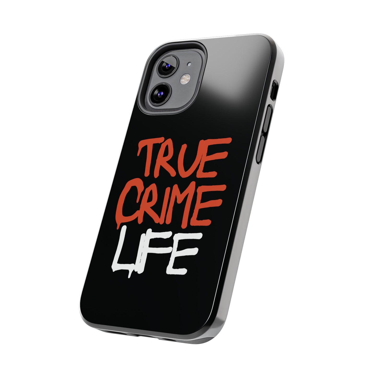 True Crime Tough Phone Cases, Durable Cases for Crime Lovers, Gift for True Crime Fans, Black Phone Accessories, Crime Theme Tech Gear